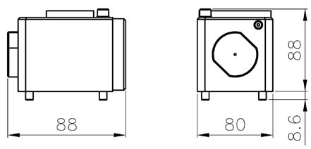 Dimensioni regolatore proporzionale