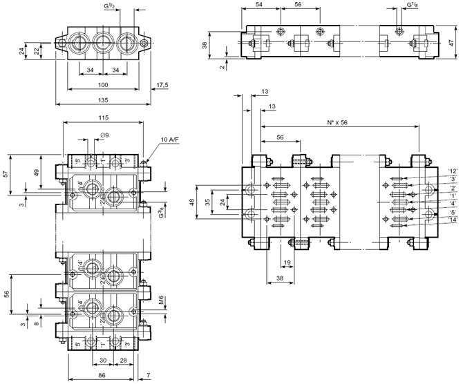 Manifold ISO 2